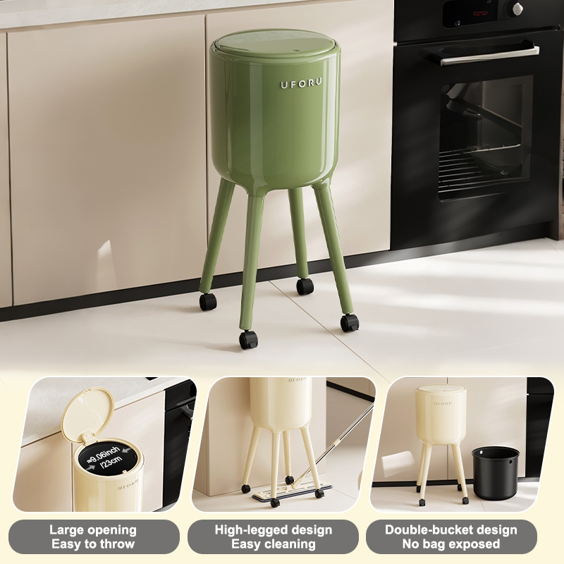 UFORU Hoge staande prullenbak  - Commercial Kitchen Bin recensie en prijs